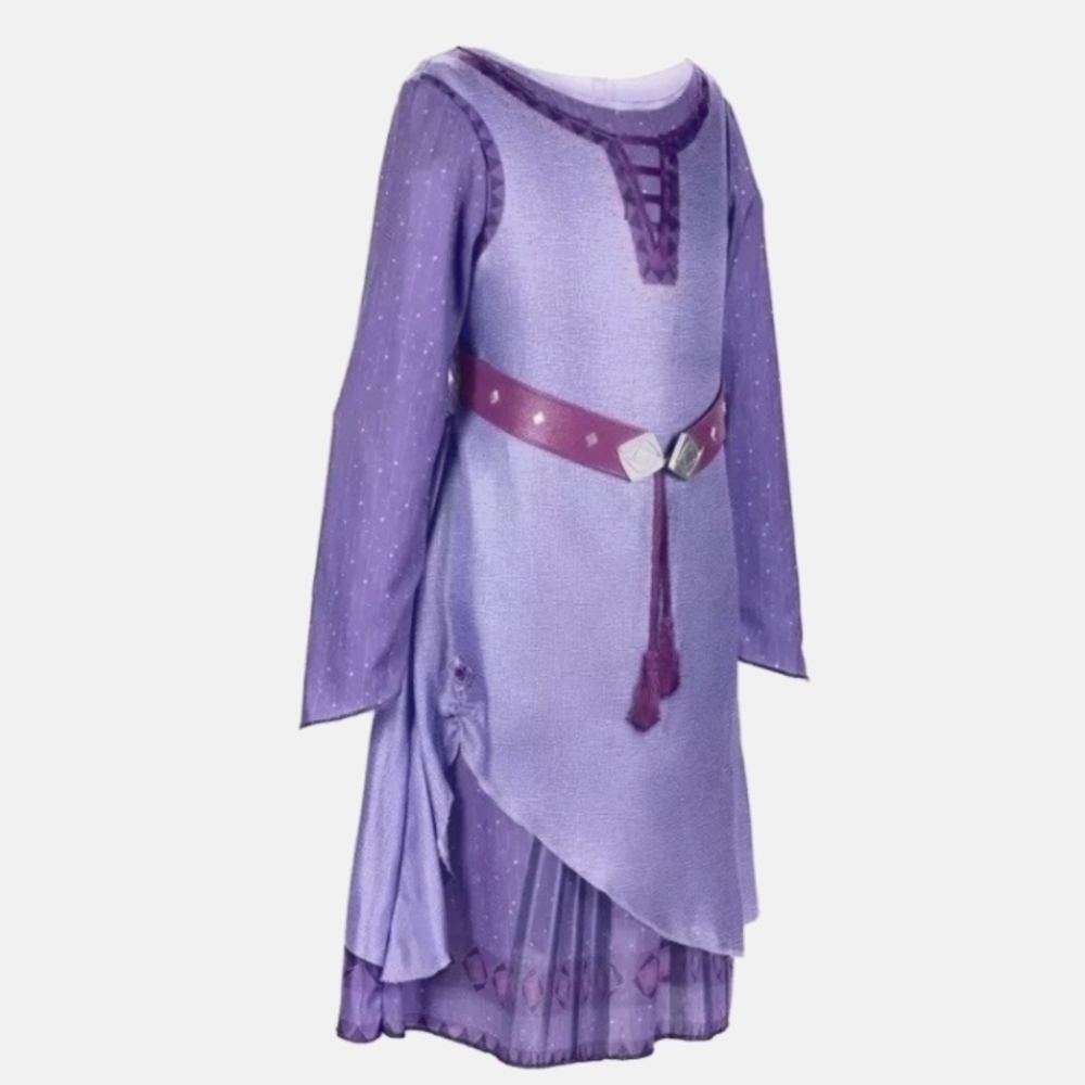 Disney Wish Ashas Adventure Costume Cosplay Girls 4-6x Nwt